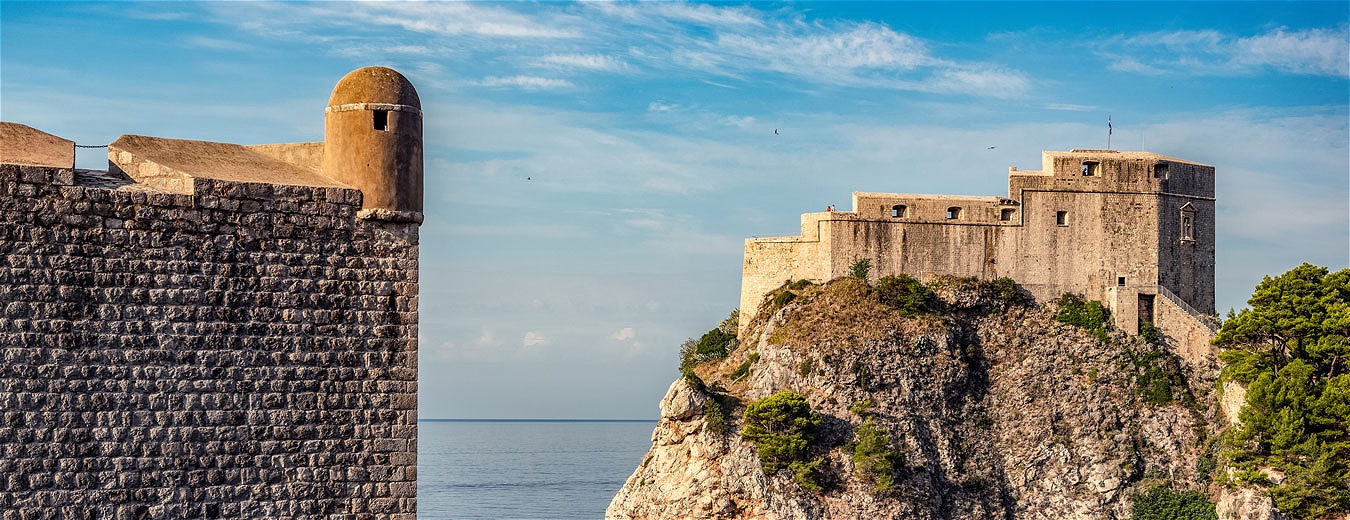 Um pouco da arquitetura de Dubrovnik