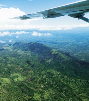 Sky safari para ver o Quênia do alto